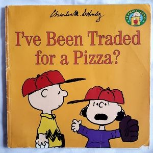 1998 Charlie Brown I've Been Traded for Pizza Book!!!